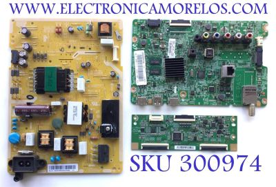KIT DE TARJETA PARA TV SAMSUNG / MAIN BN94-11075K / BN41-02307B / BN97-10716A / FUENTE BN4400852A / L48MSF_FDY / BN44-00852A / T-CON 44-9771189O / 47-6021068 / HV480FHB N40 / PANEL CY-JJ048BGEV4H / DISPLAY HV48FHB-N40 / MODELO UN48J520DAFXZA ED04